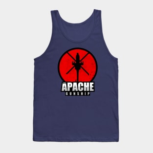 AH-64 Apache Patch (distressed) Tank Top